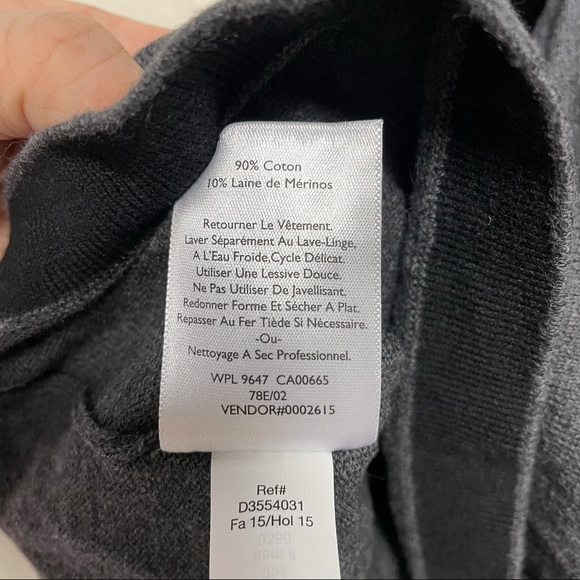 Eddie Bauer Men’s Cotton Merino V-neck Sweater - Picture 5 of 10